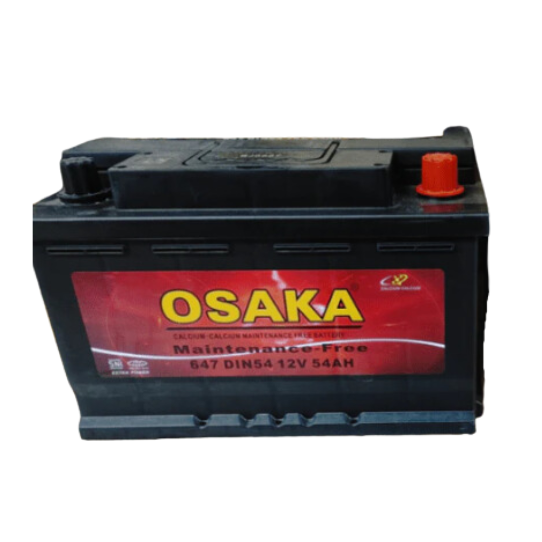 647 DIN54 12V54AH Osaka Car Battery