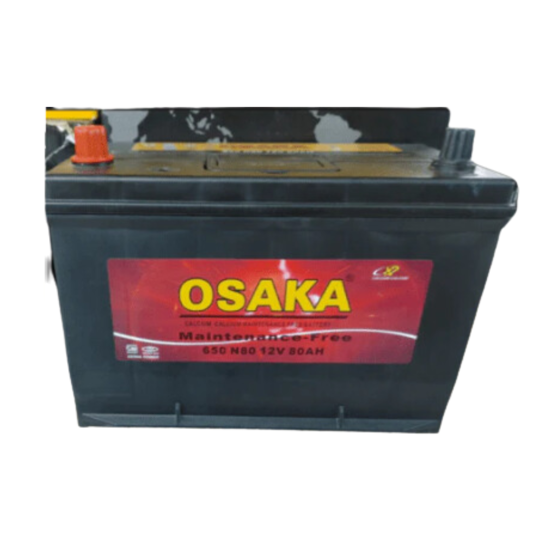 650 N80 12V80AH Osaka Car Battery