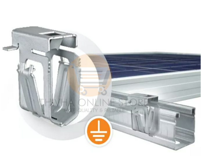 Solar Panel Clip Anti Theft Fastener Clamp - 10 Pack