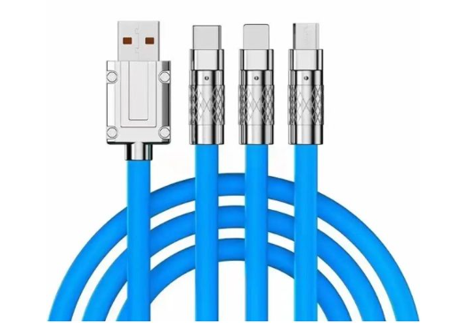 3in1 Super Fast 120w USB Charger Cable Compatible with iPhone Samsung Android