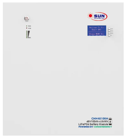 48v 100ah Lithium Battery 4.8kWh -  Sun Solar