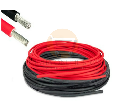 Solar PV Cable 6mm Red and Black - 20m