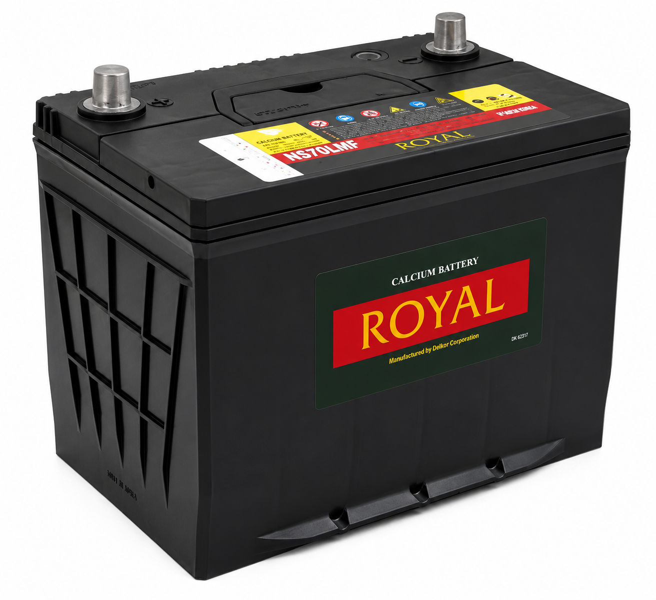 Royal NS70 65Ah Battery – 12V Calcium Maintenance-Free Battery