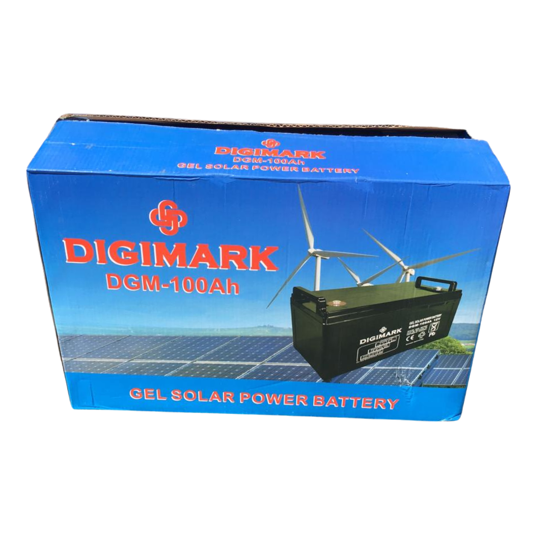 12V 100AH Deep cycle Gel Battery Digimark