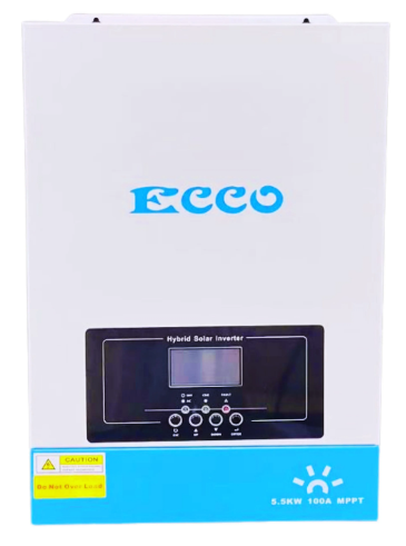 5KVA 5500W 48V 100A MPPT Hybrid Solar Inverter - ECCO (Wifi Monitoring Module Included)