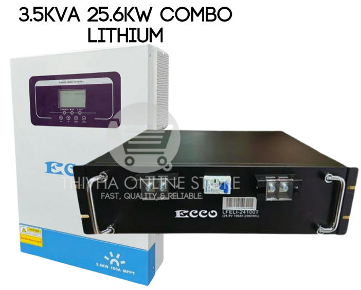 3.5KVA ECCO  25.6KW Ecco LFELI-24100 Combo