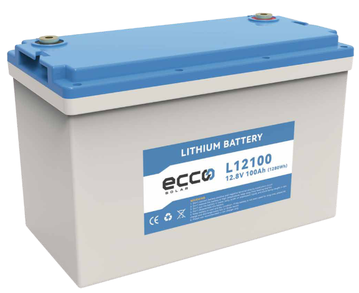 12.8v 100ah Lithium Ion Battery - Ecco Solar