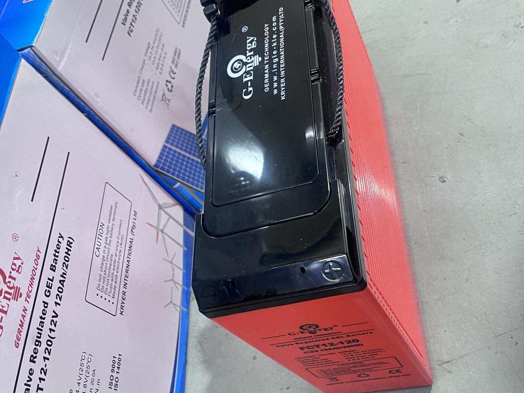 12V 120ah GEL Battery - G-Energy (Slimline)