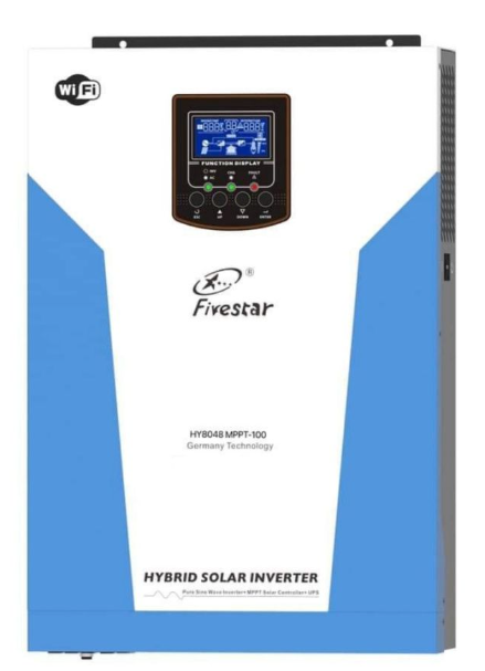 FiveStar 8.5KVA 6.5KW WIFI 48v Pure Sine Hybrid Solar MPPT Inverter