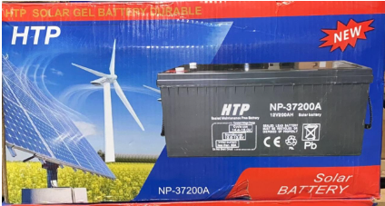 12V200AH Gel Deep Cycle Battery American Battery - HTP