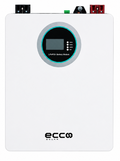 Ecco 51.2v 100ah 5.12kWh Lithium Battery ME51100 SE Wall-Mounted / Stand