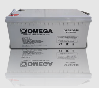 2 x 12V 200Ah Gel Solar Deep Cycle Battery - OMEGA(2PCS - 24V)