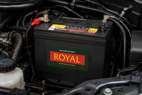 Royal NS70 65Ah Battery – 12V Calcium Maintenance-Free Battery
