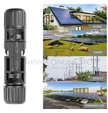 Waterproof Solar Panel Cable Connectors - 10 Pairs