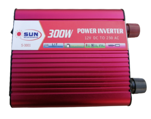 SUN Power Inverter 300W Peak 12V DC To 220V AC Modified Sine Wave Conv ...