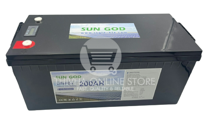 12.8V 200AH LiFeP04 Lithium Iron Battery - SUNGOD