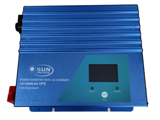 SUN UPS Inverter with Ac Charger 12V 1000W 20A