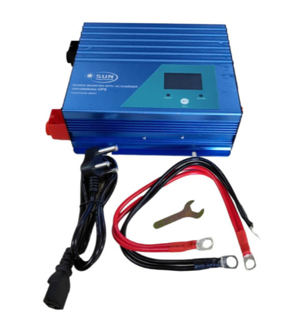 SUN UPS Inverter with Ac Charger 12V 1000W 20A