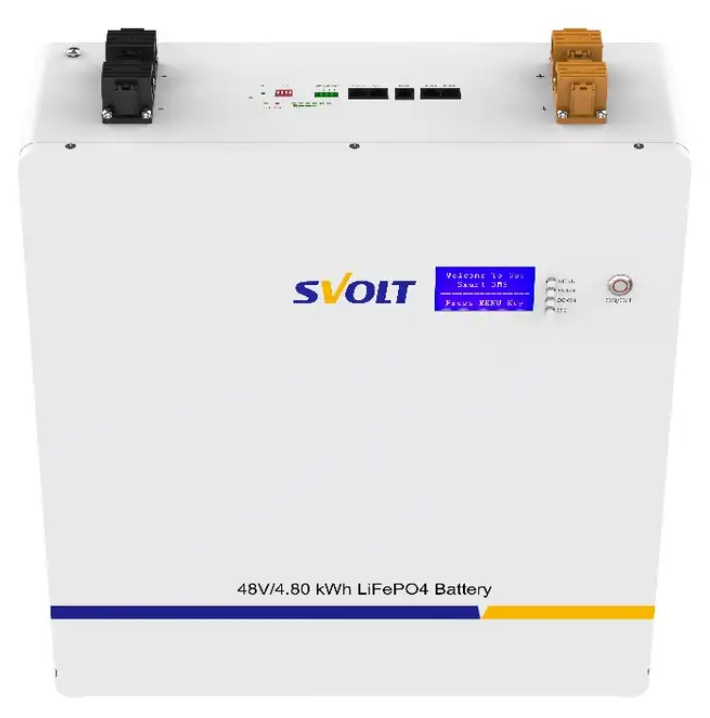 SVOLT 48V 106Ah 4.80kWh A-Grade Wall Mount Lithium Battery (Square)