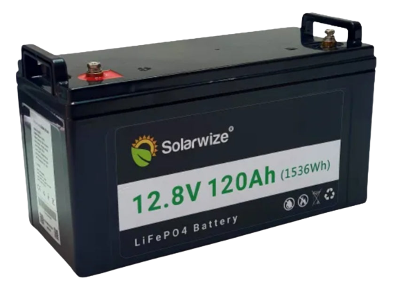 Solarwize LiFePO4 Lithium Battery 12V – 120AH