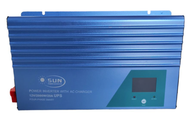 SUN UPS inverter with Ac Charger 12V 2000W 20A