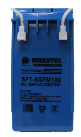 12V 100AH Gel Battery Slimline - Sunertec