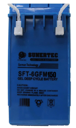 12V 150AH Gel Battery Slimline - Sunertec