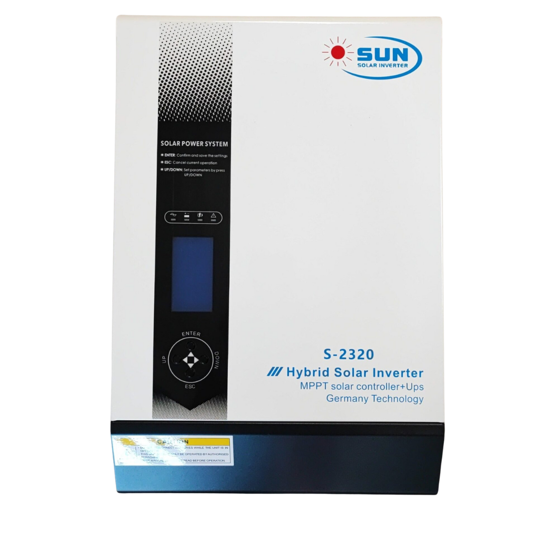 HYBRID INVERTER 2KVA 2000W 24V SUN SOLAR GERMANY TECHNOLOGY