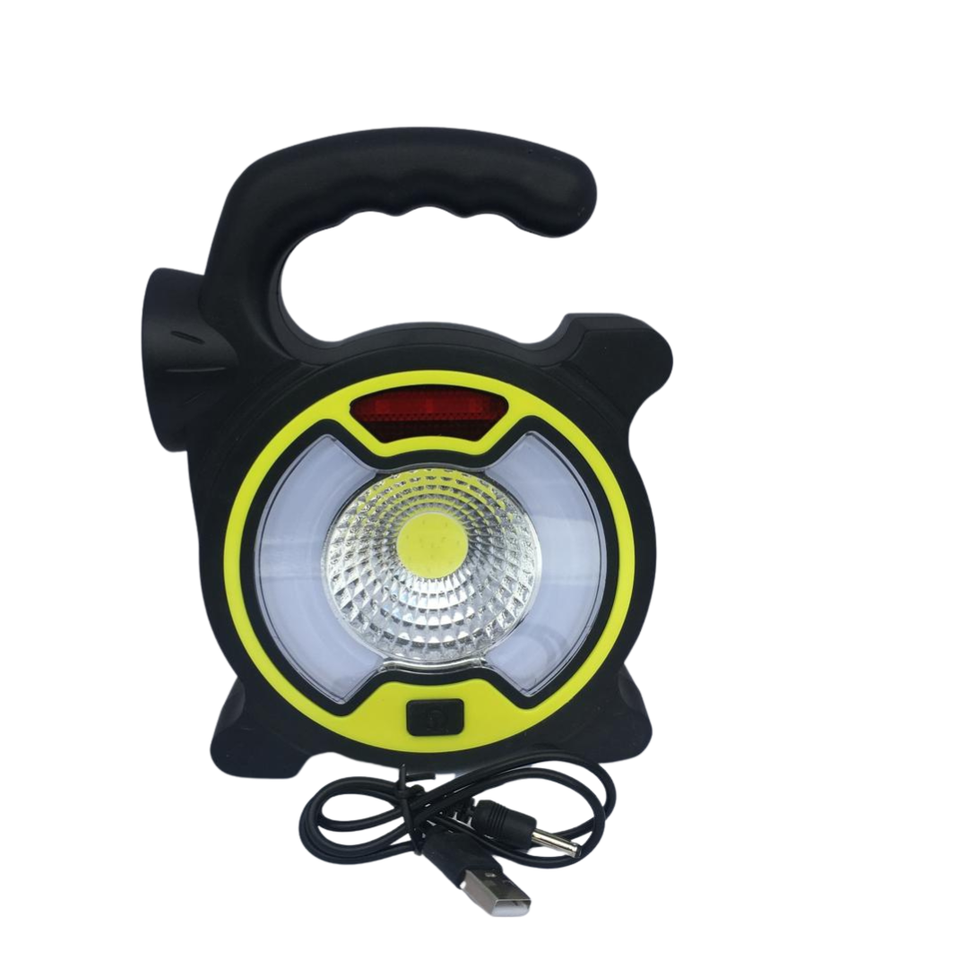 Portable Solar COB Work Lights with Multiple Light Sources