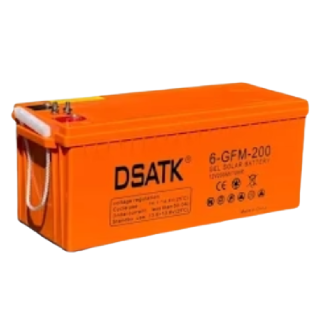 DSATK 12v 200ah deep gel battery