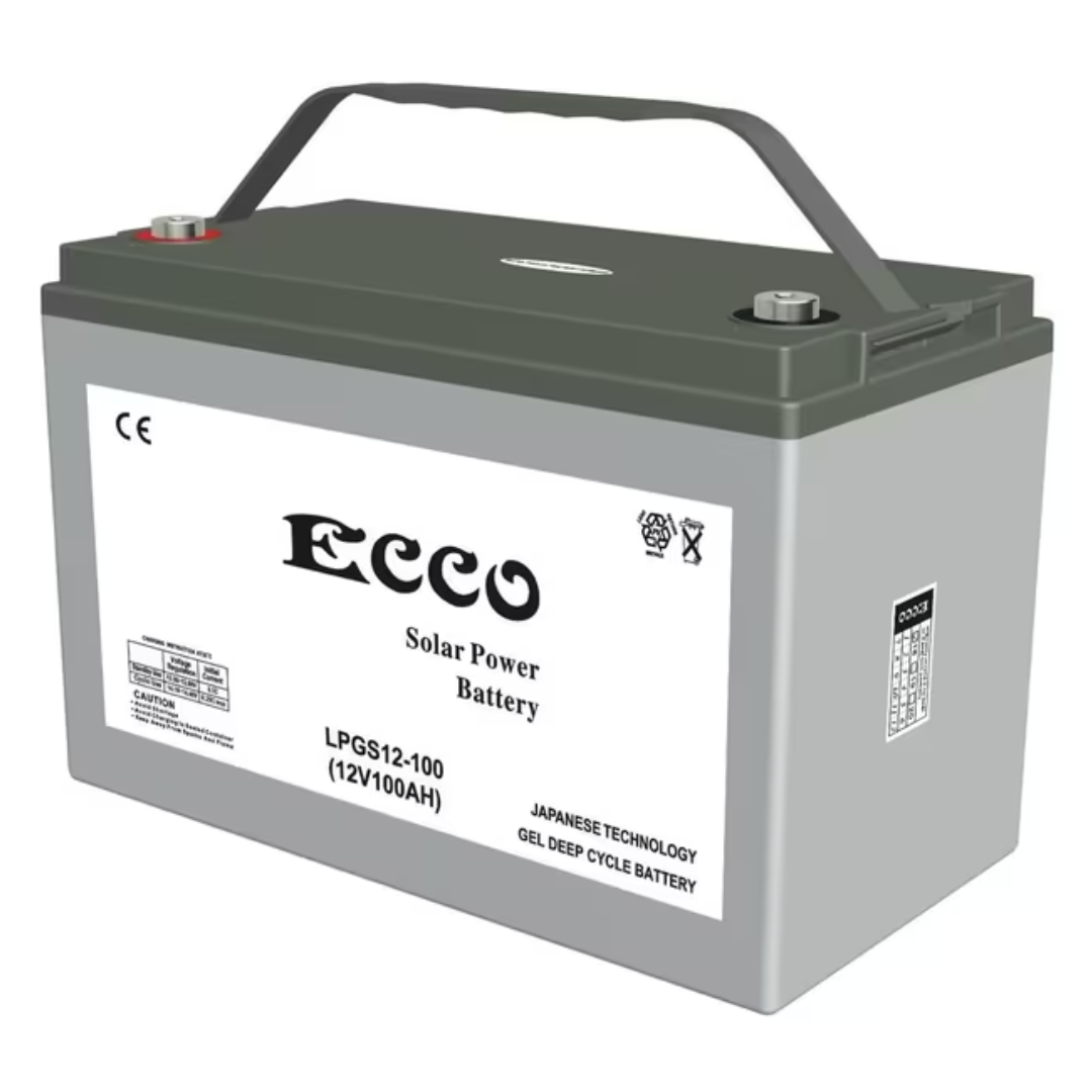 ECCO 12v 100ah japanese technology solar battery - 4 pcs