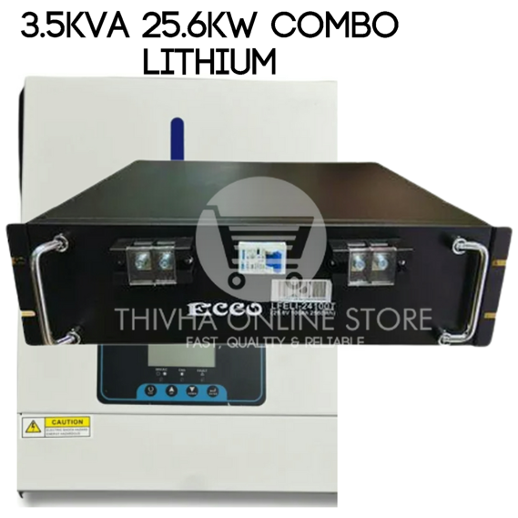 3.5KVA VITO  25.6KW Ecco LFELI-24100 Combo