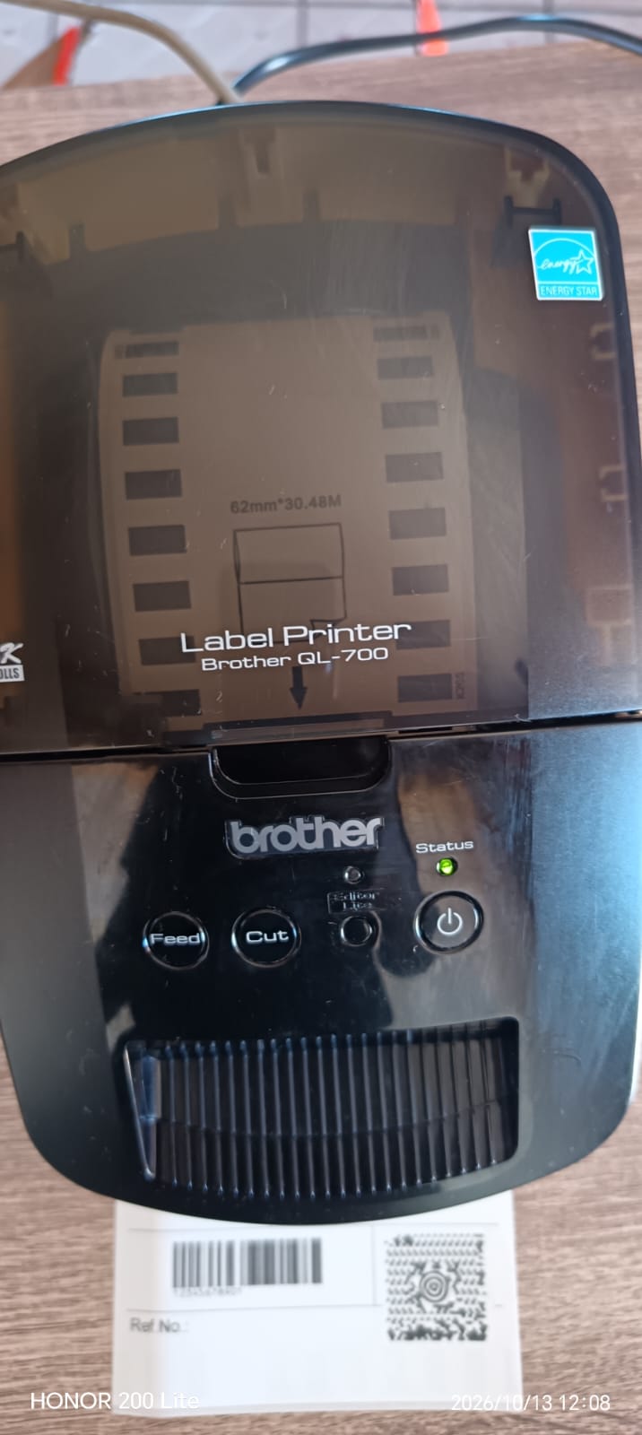 Brother QL-700 label printer Direct thermal 300 x 300 DPI 150 mm/sec DK