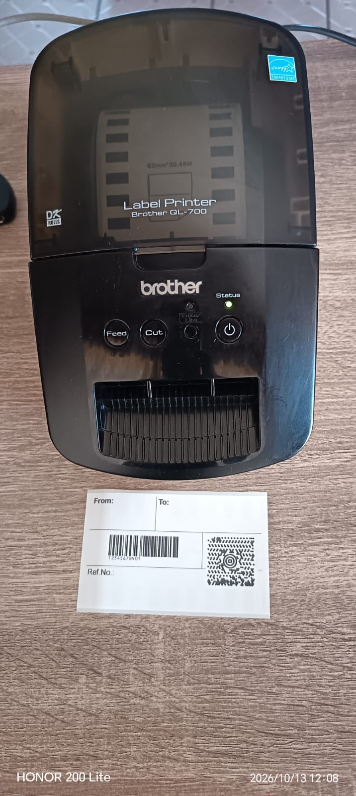 Brother QL-700 label printer Direct thermal 300 x 300 DPI 150 mm/sec DK