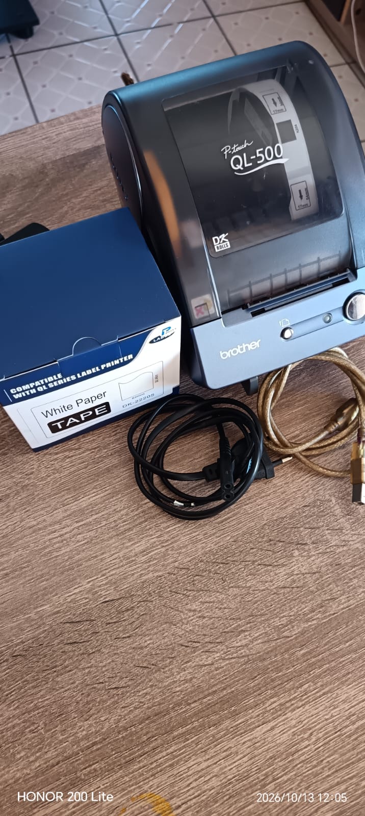 Brother P-Touch QL-500 Thermal Label Printer