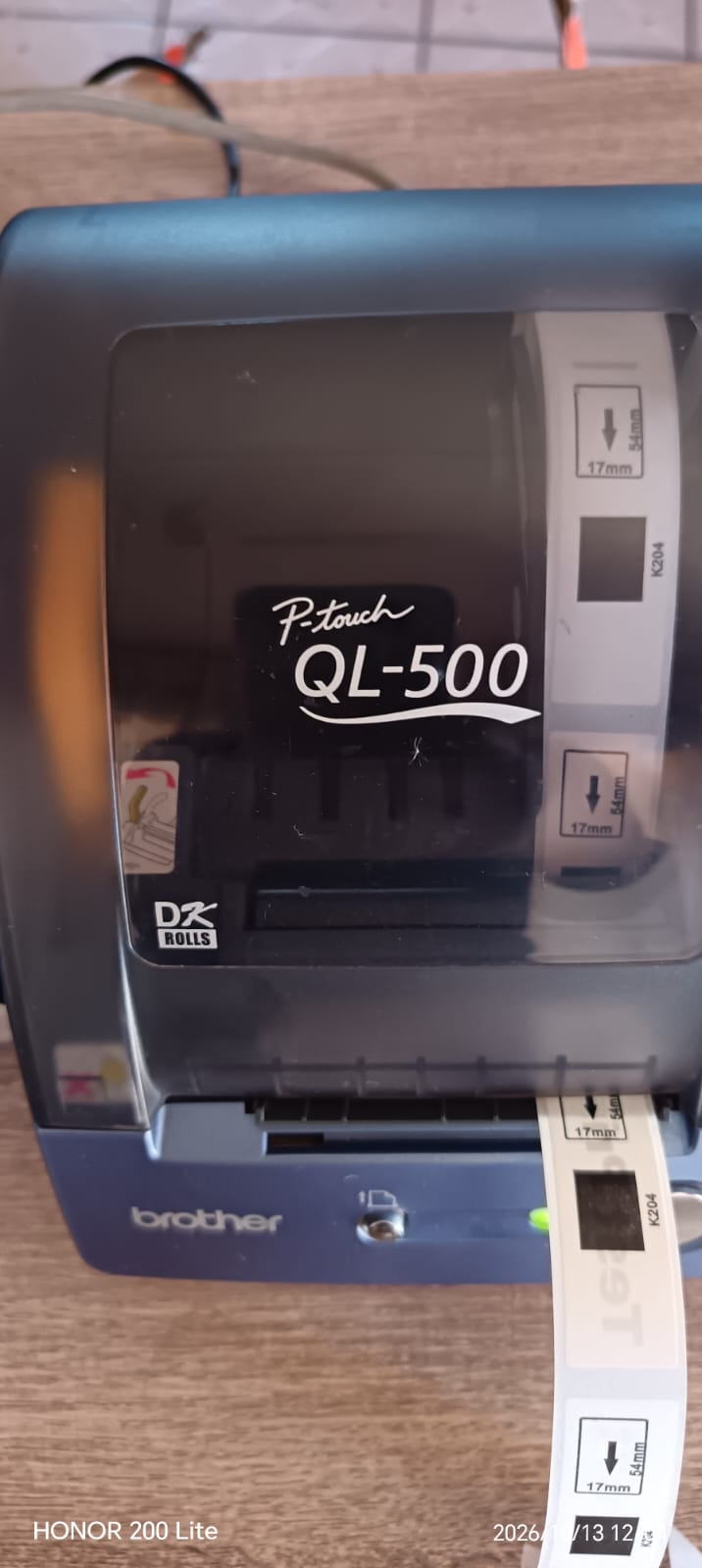 Brother P-Touch QL-500 Thermal Label Printer