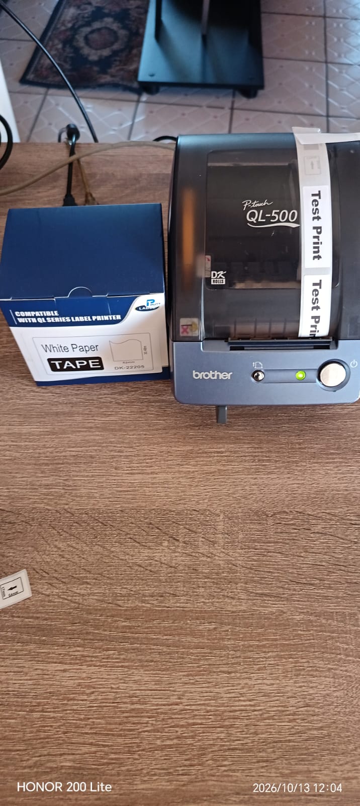Brother P-Touch QL-500 Thermal Label Printer