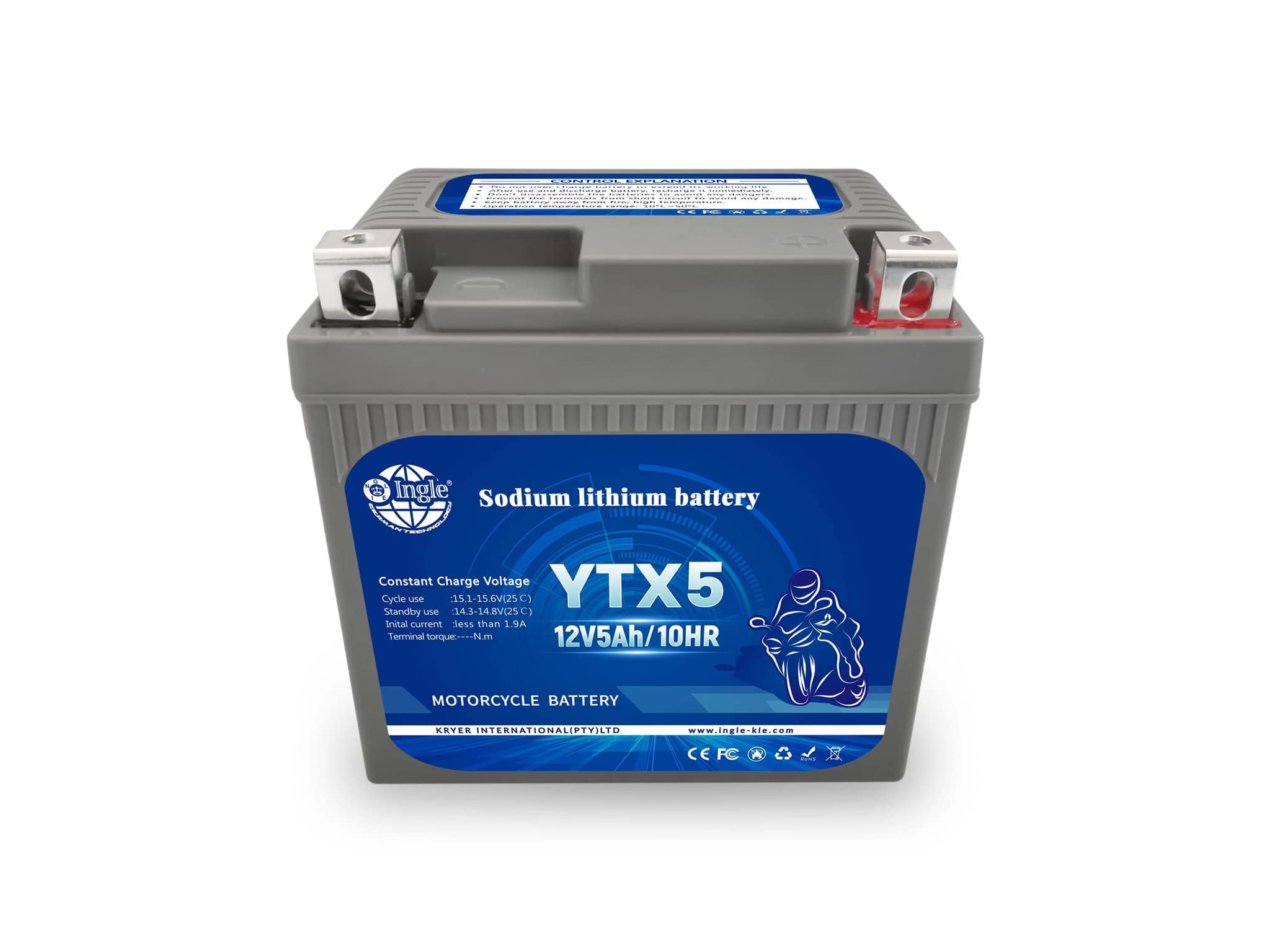 Ingle YTX5 Lithium Battery