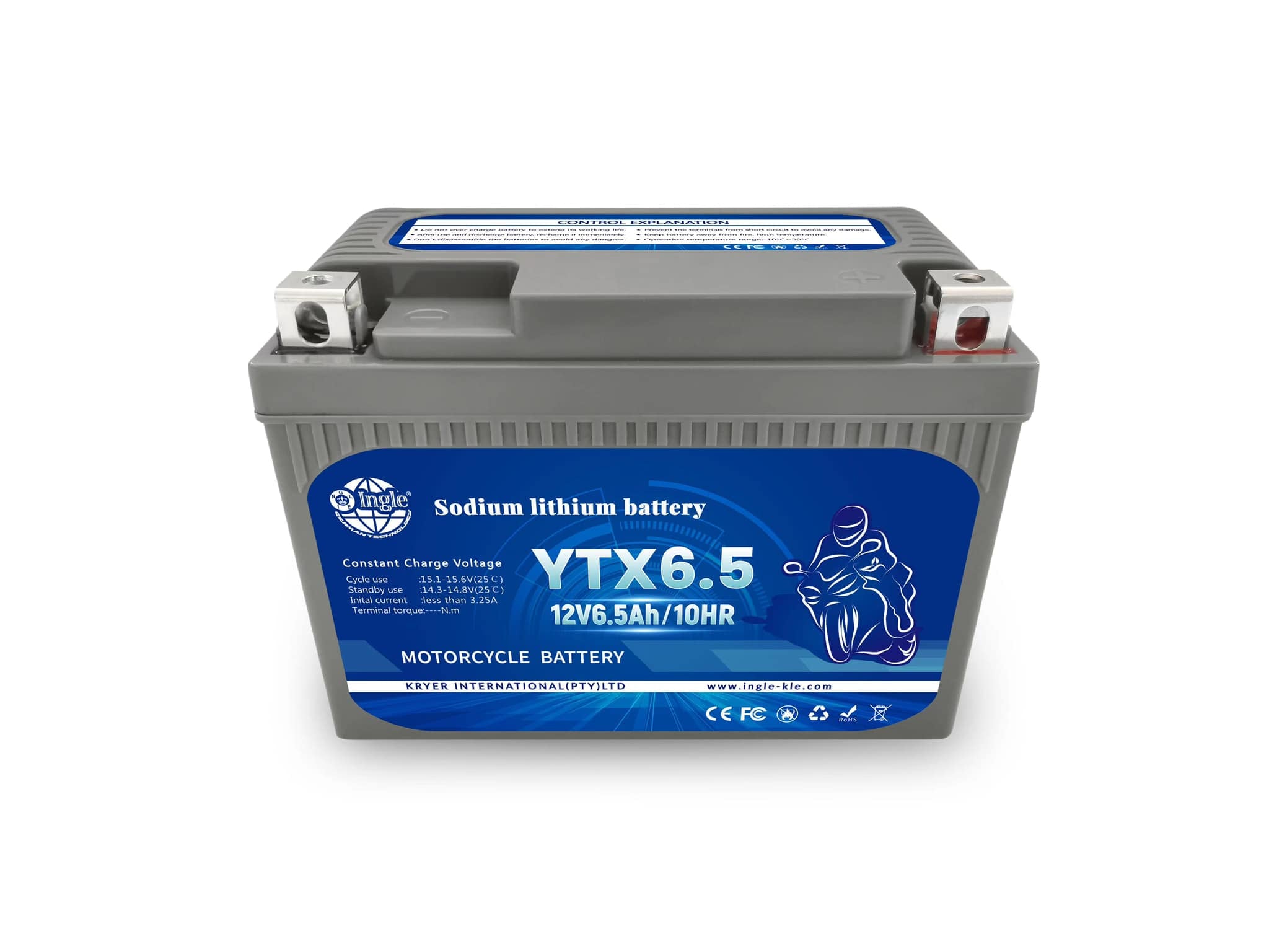 Ingle YTX6.5 Lithium Battery