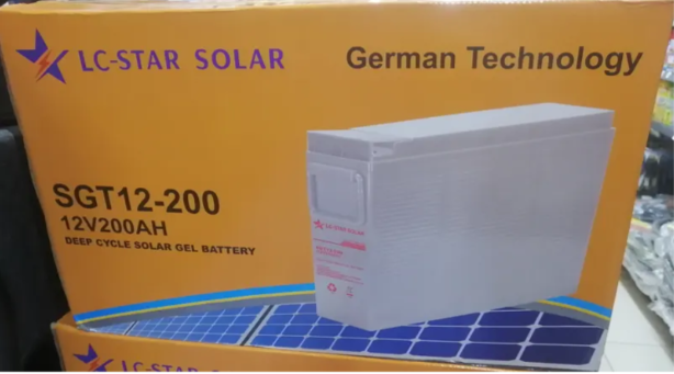 12V 200AH Deep Cycle Gel Battery - LC Star Solar SLIM