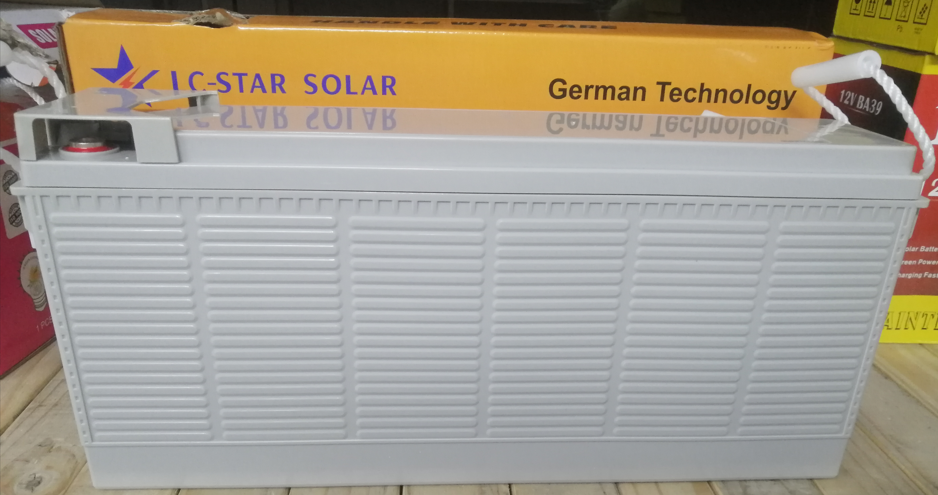 2 x 12V 100AH Deep Cycle Gel Battery - LC Star Solar