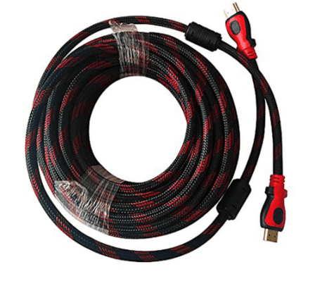 HDMI to HDMI Cable (Red/Black)- 5m