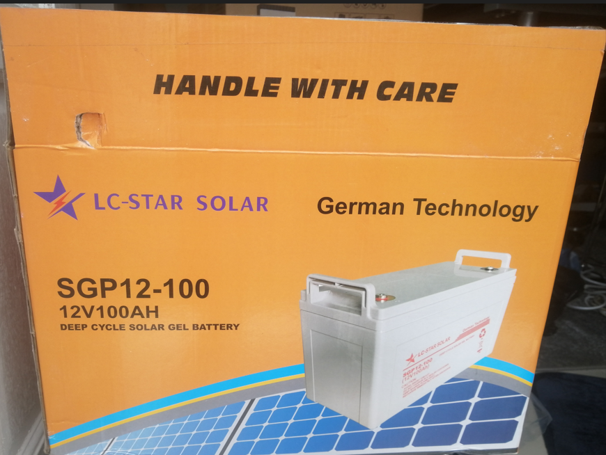 12V 100AH Deep Cycle Gel Battery - LC Star Solar (Block)