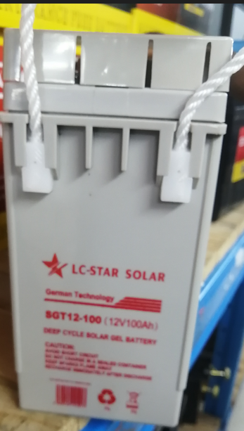 4 x 12V 100AH Deep Cycle Gel Battery - LC Star Solar