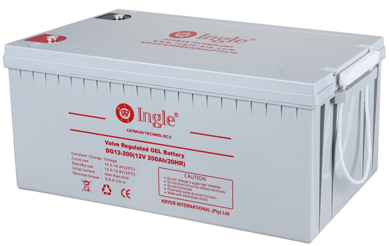 12V 200AH/20HR Deep Cycle AGM Battery - Ingle (100% Capacity)