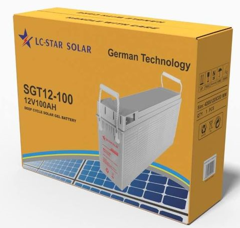 10 x 12V 100AH Deep Cycle Gel Battery - LC Star Solar