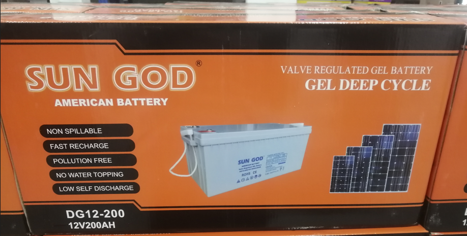 12V 200AH Deep Cycle Gel Battery - SUN GOD