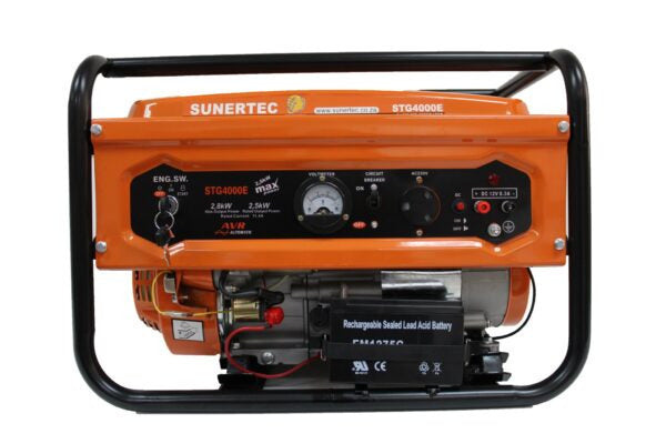 Sunertec STG 4000E – 2.8KW Petrol Generator with Key Start